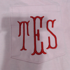 BLOOPER CLOTHING: Monogrammed Christmas Tree Shirt