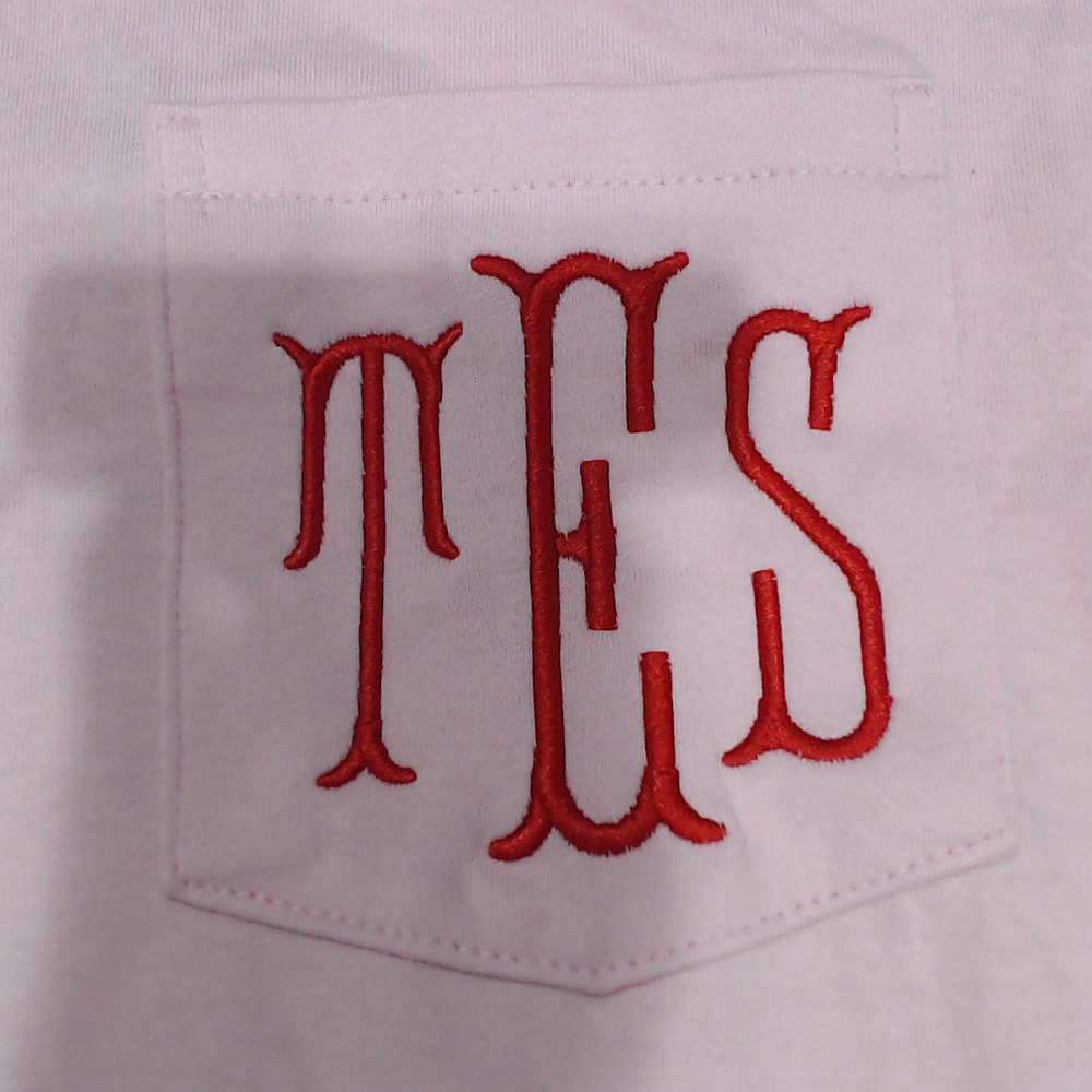 BLOOPER CLOTHING: Monogrammed Christmas Tree Shirt