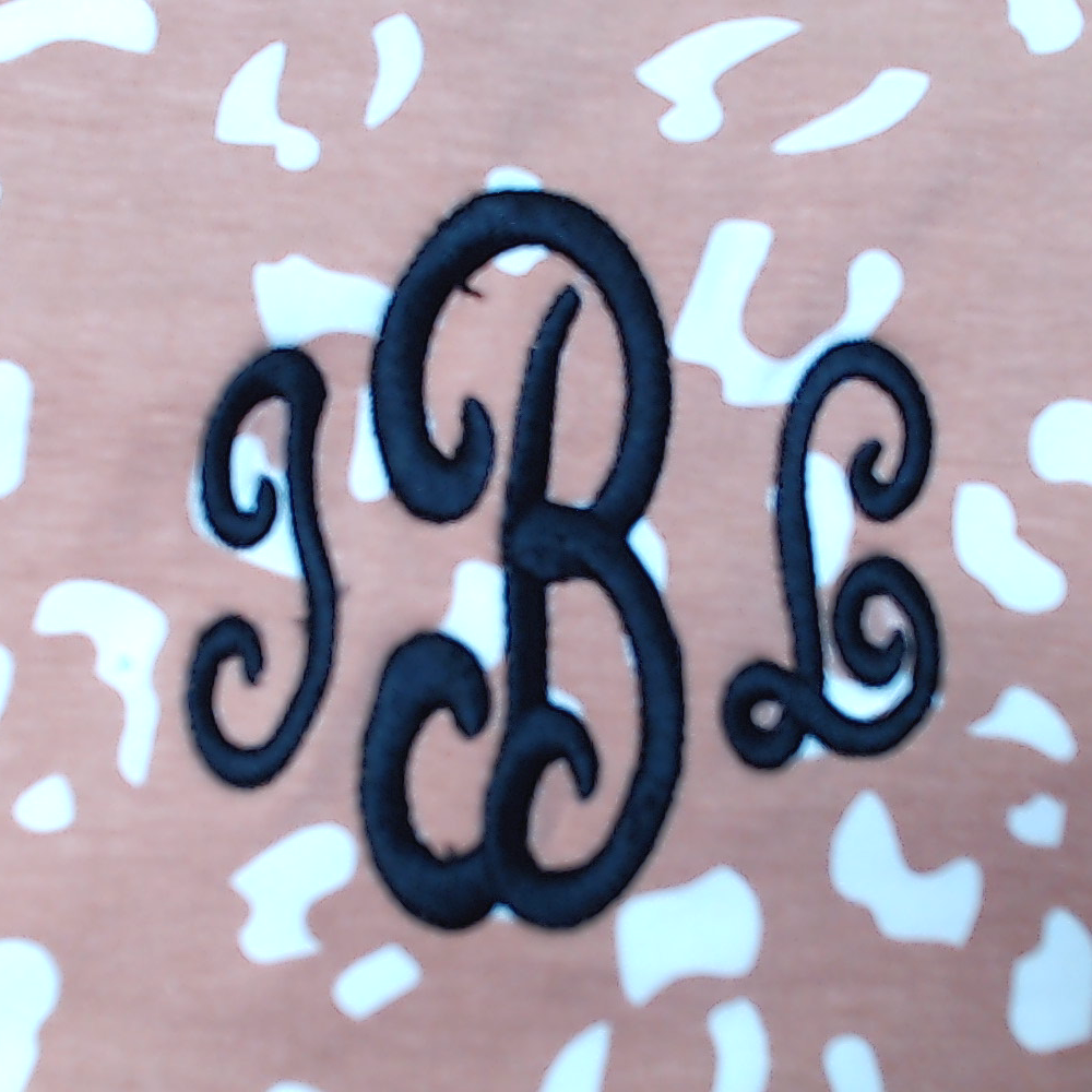 BLOOPER KIDS: Monogrammed Kids Striped Sleeve Dress