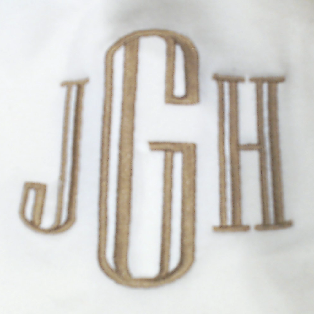 BLOOPER CLOTHING: Monogrammed Colorblock Sweatshirt