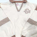BLOOPER CLOTHING: Monogrammed Colorblock Sweatshirt