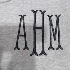 BLOOPER CLOTHING: Monogrammed Pullover Sweatshirt
