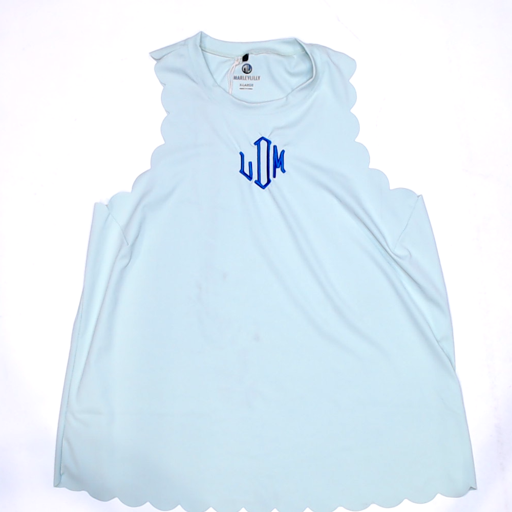 BLOOPER CLOTHING: Monogrammed Exercise Tank