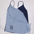 BLOOPER SWIM: Monogrammed Ruched Tankini