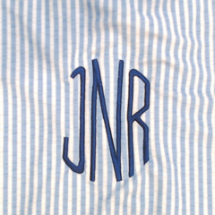 BLOOPER SWIM: Monogrammed Ruched Tankini