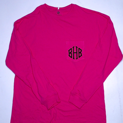 BLOOPER CLOTHING: Monogrammed Long Sleeve Shirt
