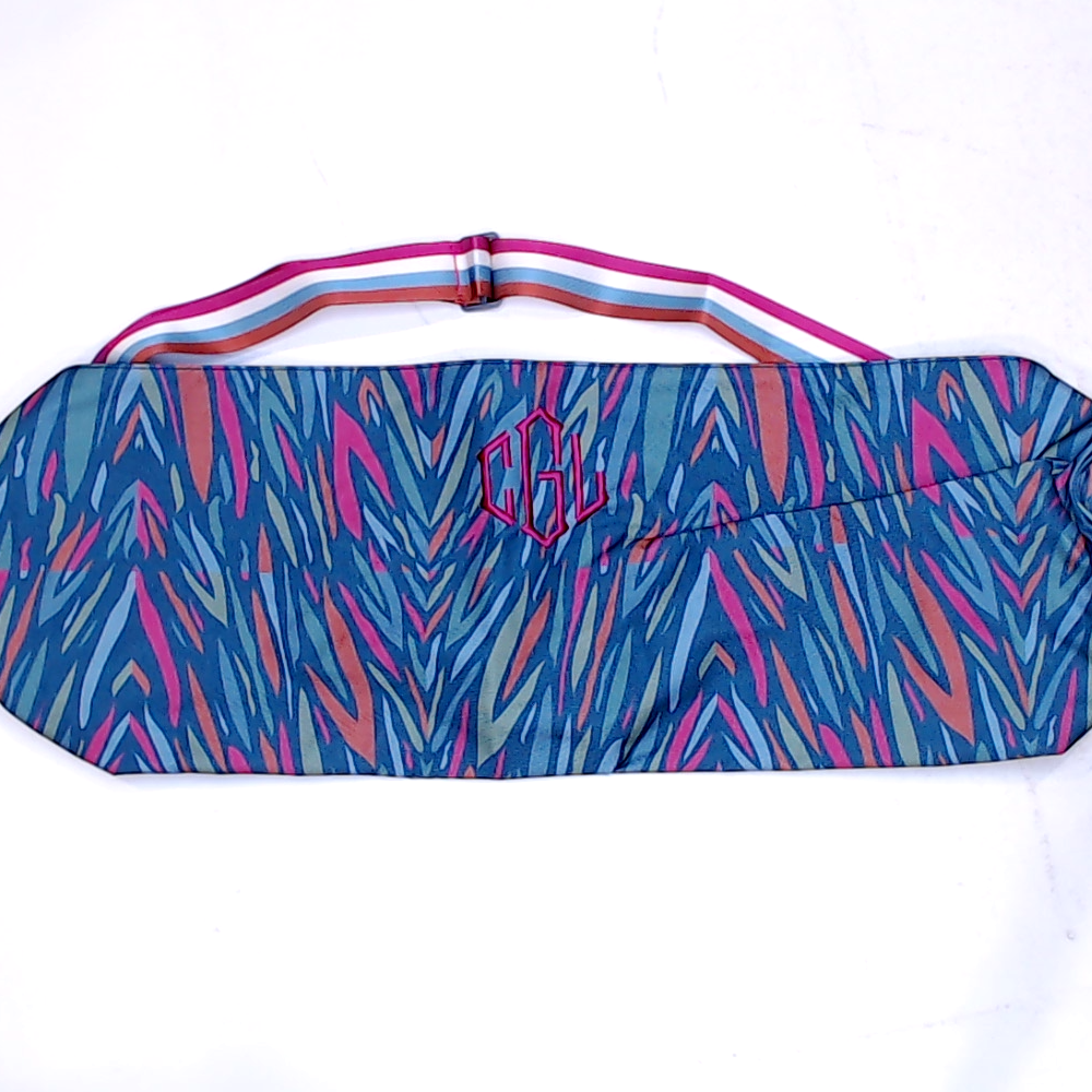 BLOOPER BAG: Monogrammed Yoga Mat Bag