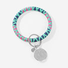 Monogrammed Corded Key Ring | Multi