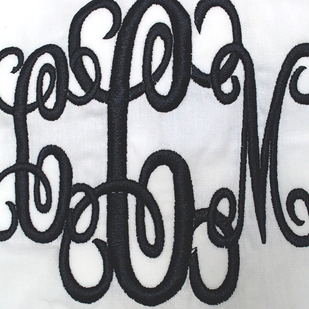BLOOPER ACCESSORY: Monogrammed Pillow Sham