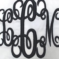 BLOOPER ACCESSORY: Monogrammed Pillow Sham