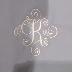 BLOOPER KIDS: Monogrammed Girls Scallop Dress