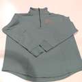 BLOOPER CLOTHING: Monogrammed Quarter Zip Sweatshirt