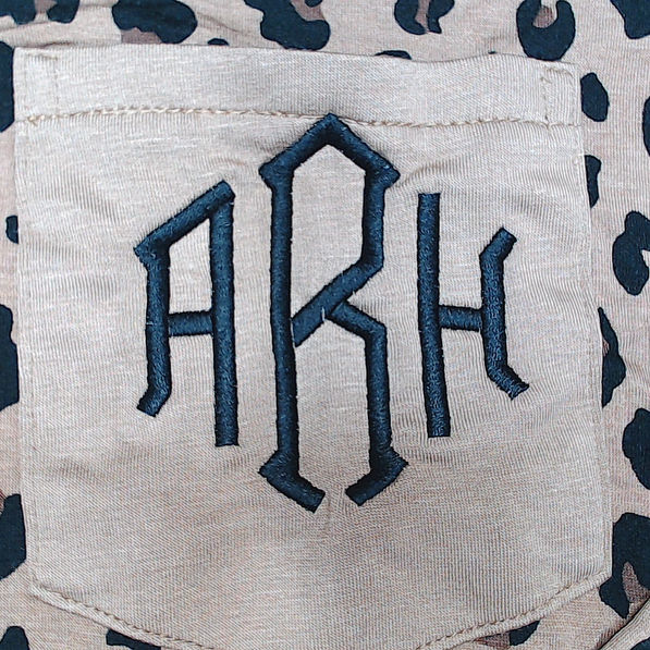 BLOOPER CLOTHING: Monogrammed Pajama Shirt