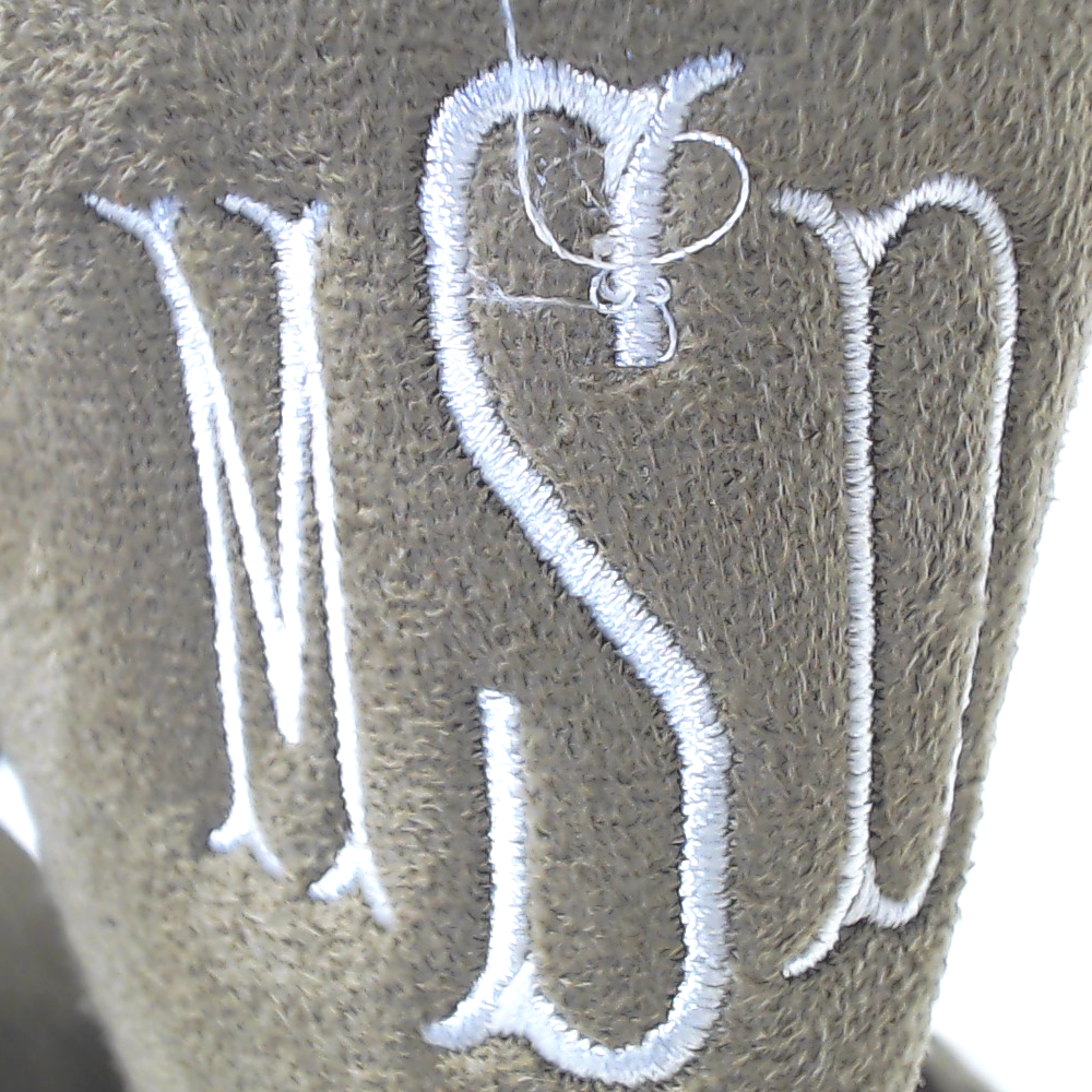 BLOOPER KIDS: Monogrammed Kids Sherpa Tie Booties
