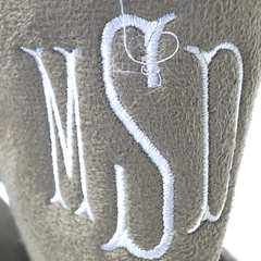 BLOOPER KIDS: Monogrammed Kids Sherpa Tie Booties