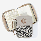 Monogrammed Leopard Bible Carrier | Leopard Print