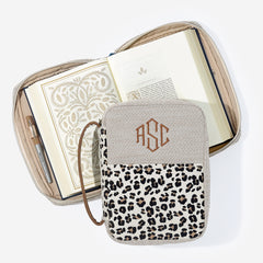 leopard bible holder - NEW