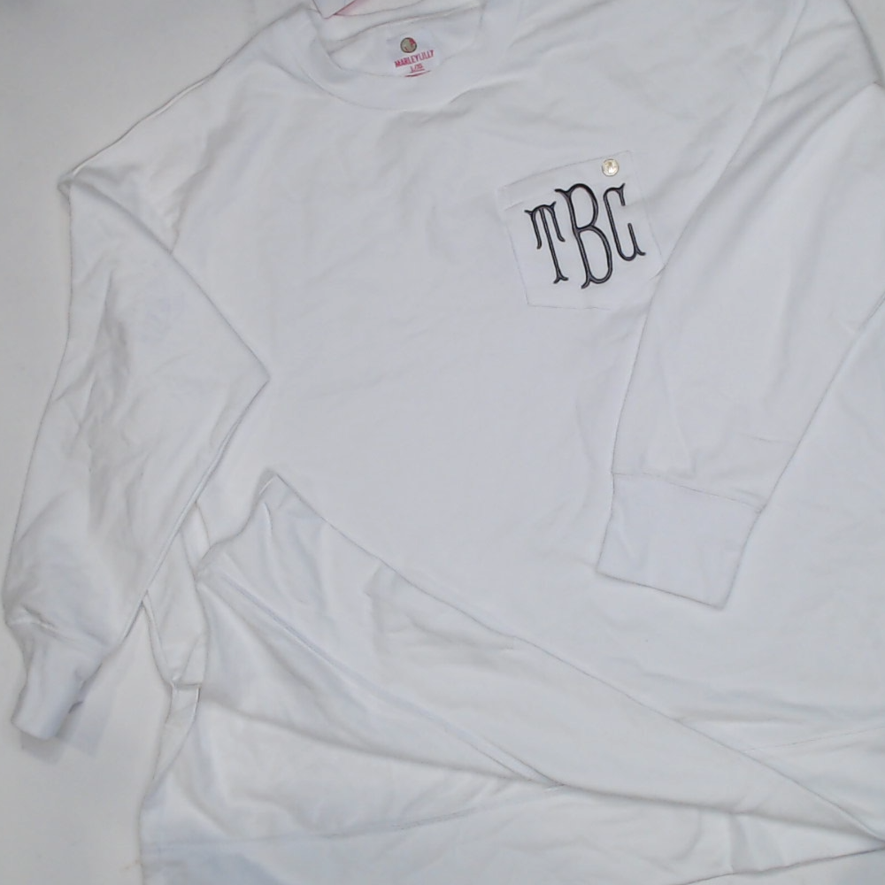 BLOOPER CLOTHING: Monogrammed Crewneck Sweatshirt