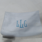 BLOOPER BAG: Monogrammed Terry Toiletry Bag