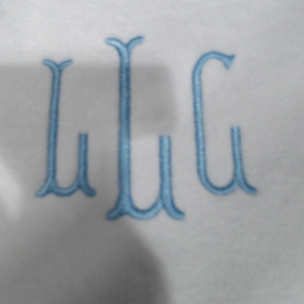 BLOOPER BAG: Monogrammed Terry Toiletry Bag