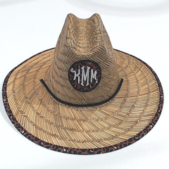 BLOOPER ACCESSORY: Monogrammed Straw Hat