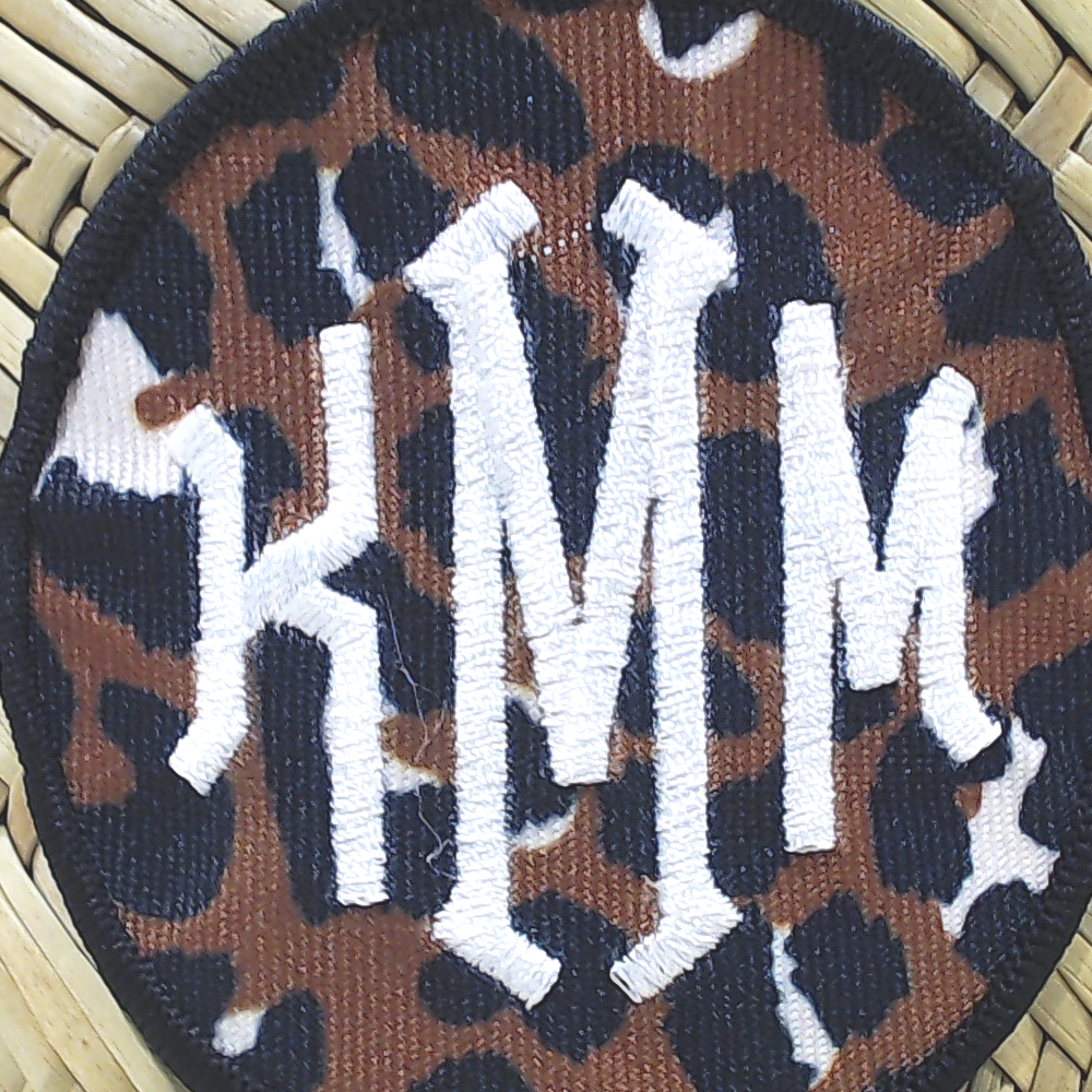 BLOOPER ACCESSORY: Monogrammed Straw Hat