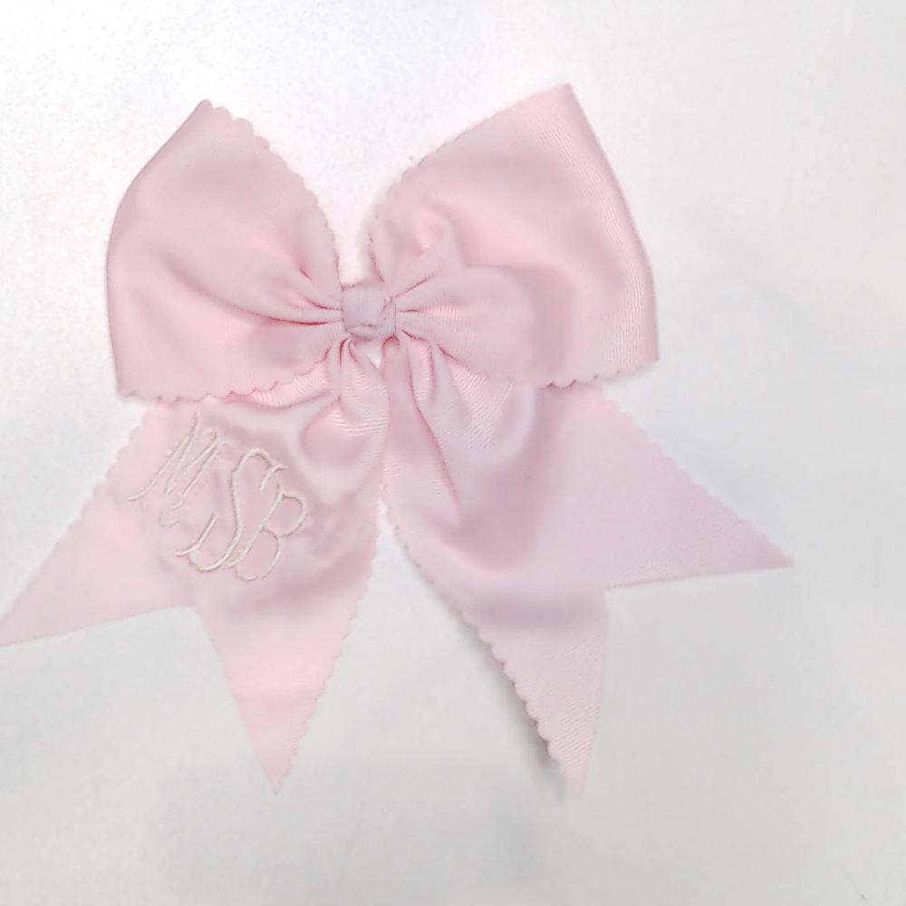 BLOOPER KIDS: Monogrammed Girls Hair Bow