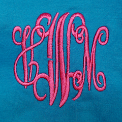 BLOOPER CLOTHING: Monogrammed Quarter Zip Sweatshirt
