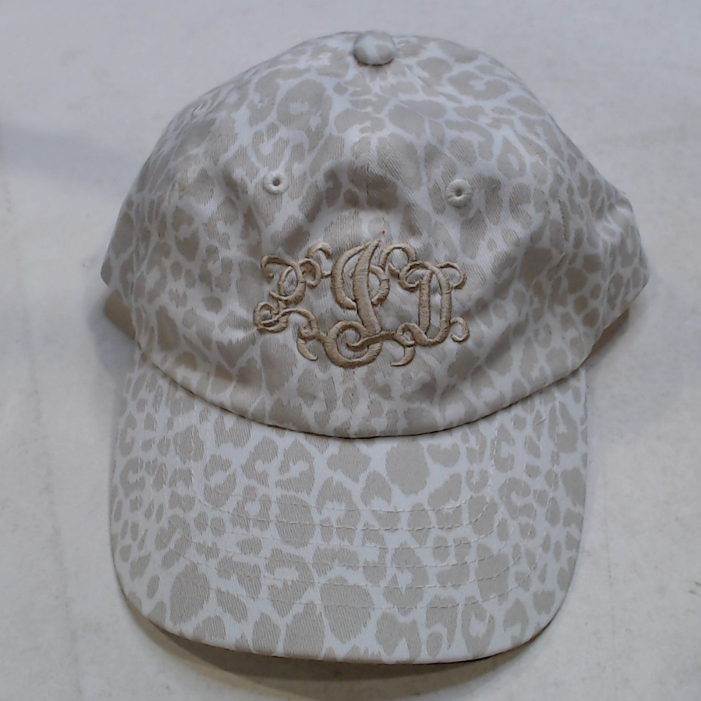 BLOOPER ACCESSORY: Monogrammed Baseball Hat