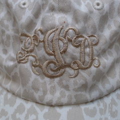 BLOOPER ACCESSORY: Monogrammed Baseball Hat