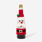 Santa Wine Bottle Sweater | Santa Red