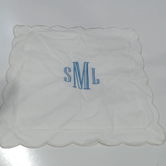 BLOOPER ACCESSORY: Monogrammed Pillow Sham
