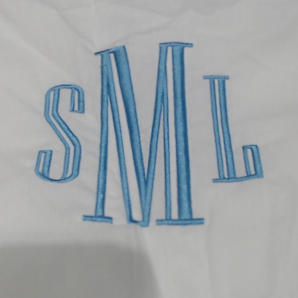 BLOOPER ACCESSORY: Monogrammed Pillow Sham