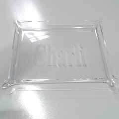 BLOOPER ACCESSORY: Monogrammed Acrylic Tray