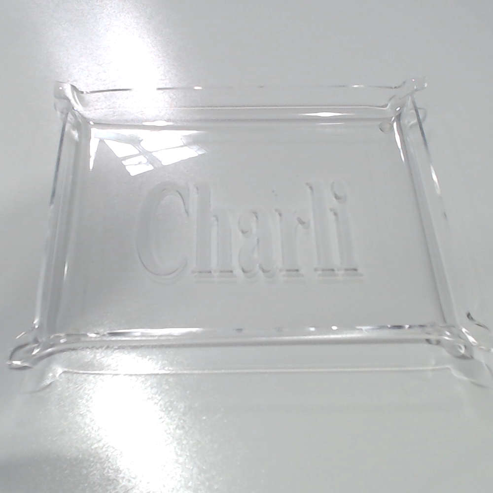 BLOOPER ACCESSORY: Monogrammed Acrylic Tray