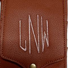 BLOOPER BAG: Monogrammed Phone Crossbody