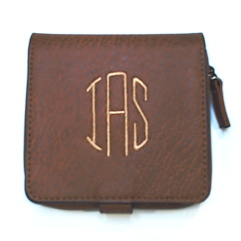 BLOOPER ACCESSORY: Monogrammed Square Wallet