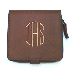 BLOOPER ACCESSORY: Monogrammed Square Wallet