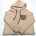 BLOOPER CLOTHING: Monogrammed Sherpa Hoodie