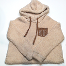 BLOOPER CLOTHING: Monogrammed Sherpa Hoodie