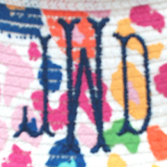 BLOOPER ACCESSORY: Monogrammed Packable Straw Visor