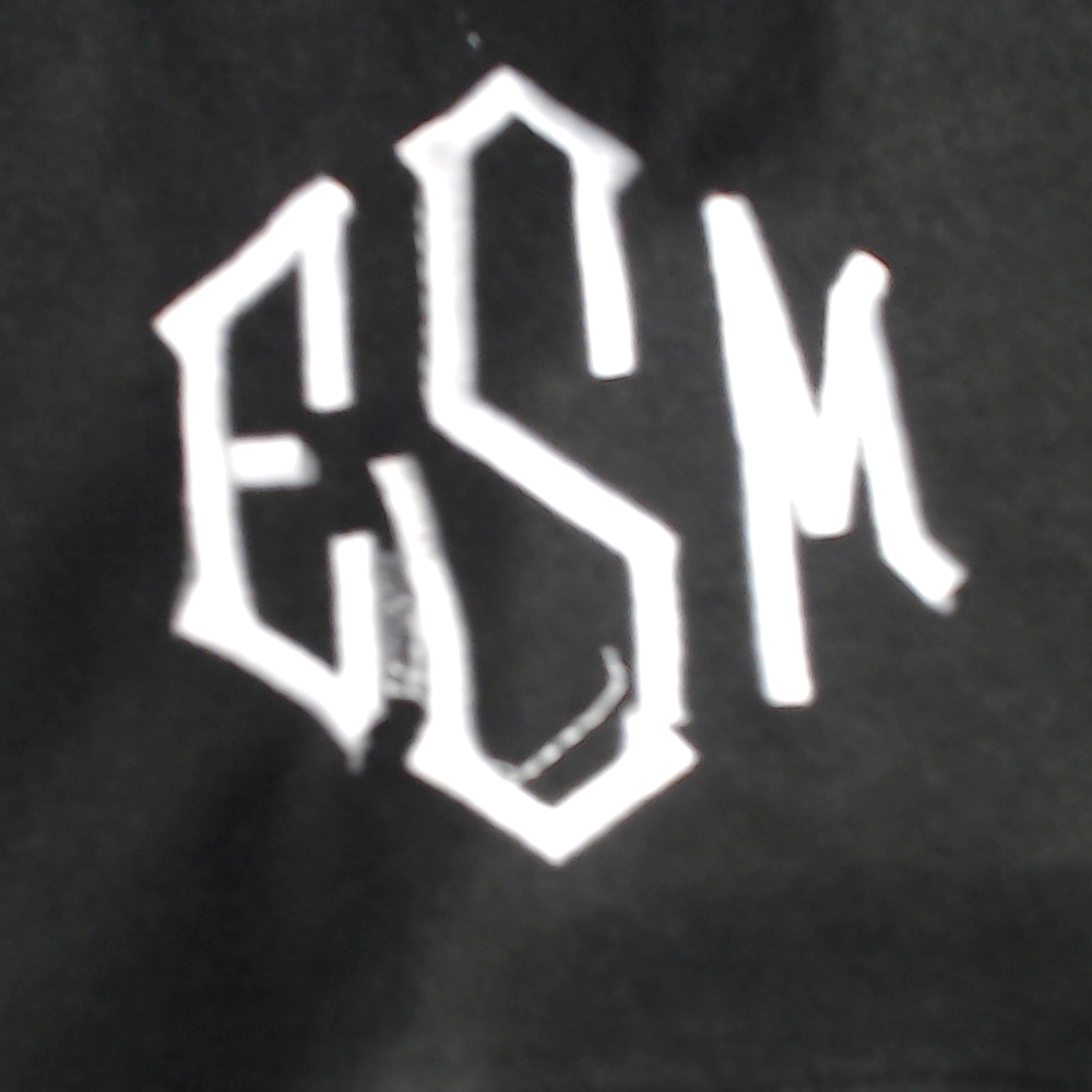 BLOOPER CLOTHING: Monogrammed Sequin Ghost Sweatshirt