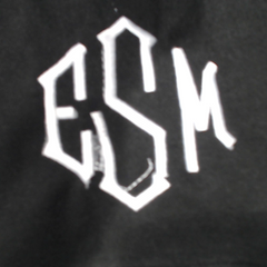 BLOOPER CLOTHING: Monogrammed Sequin Ghost Sweatshirt