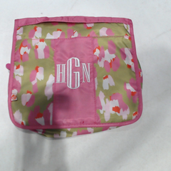 BLOOPER ACCESSORY: Monogrammed Packable Hanging Travel Case