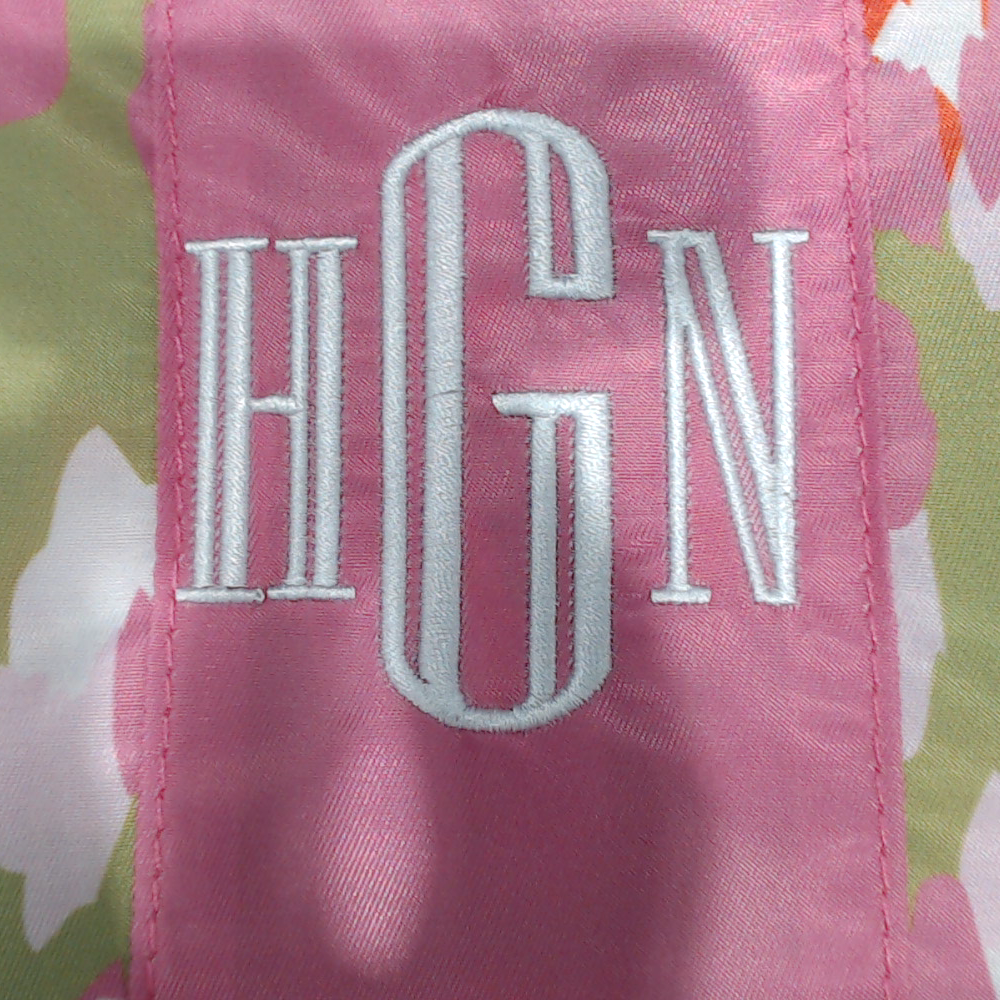 BLOOPER ACCESSORY: Monogrammed Packable Hanging Travel Case