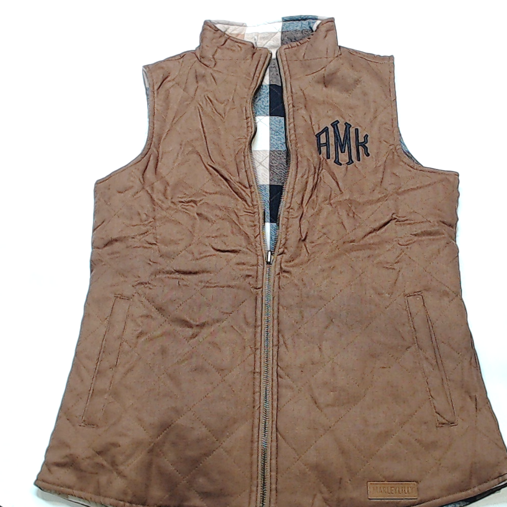 BLOOPER CLOTHING: Monogrammed Reversible Vest