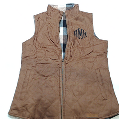 BLOOPER CLOTHING: Monogrammed Reversible Vest
