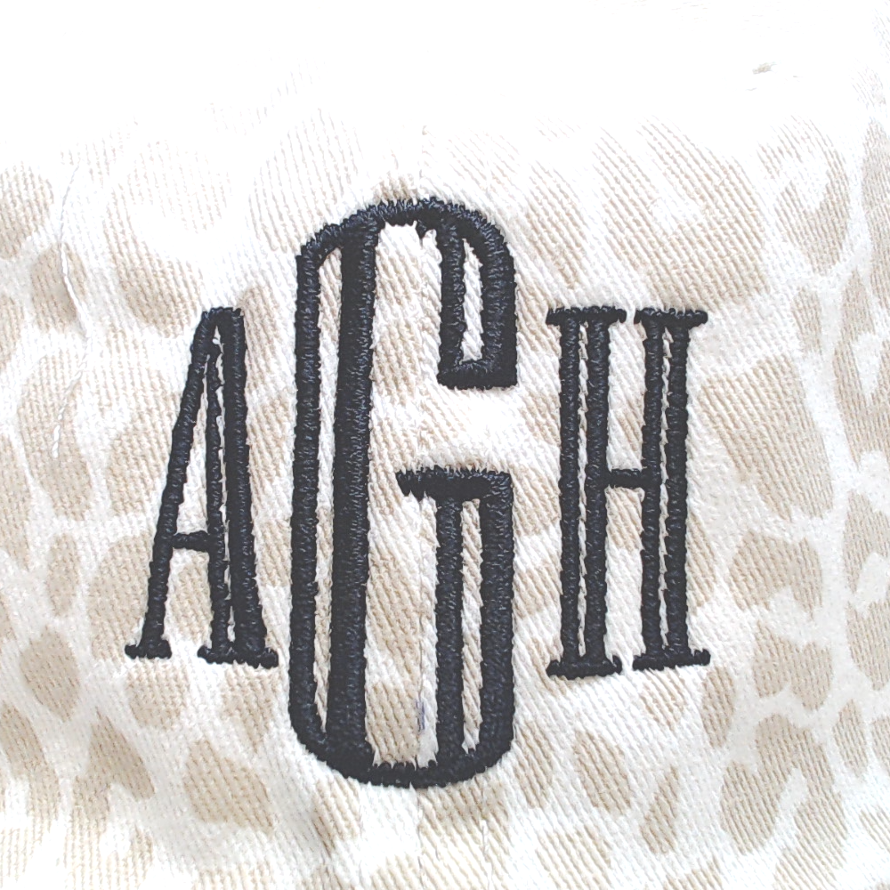 BLOOPER ACCESSORY: Monogrammed Baseball Hat