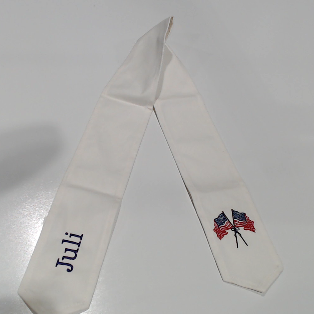 BLOOPER ACCESSORY: Personalized America Wreath Sash