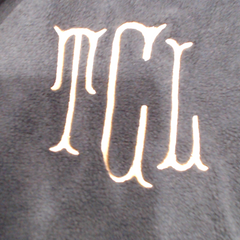 BLOOPER CLOTHING: Monogrammed Leopard Piped Pullover Sweatshirt